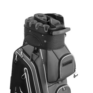 14-Way Golf Cart Bag Pro with Full Length Divider Top, Golf Bag for Men with Handles and Rain Cover
