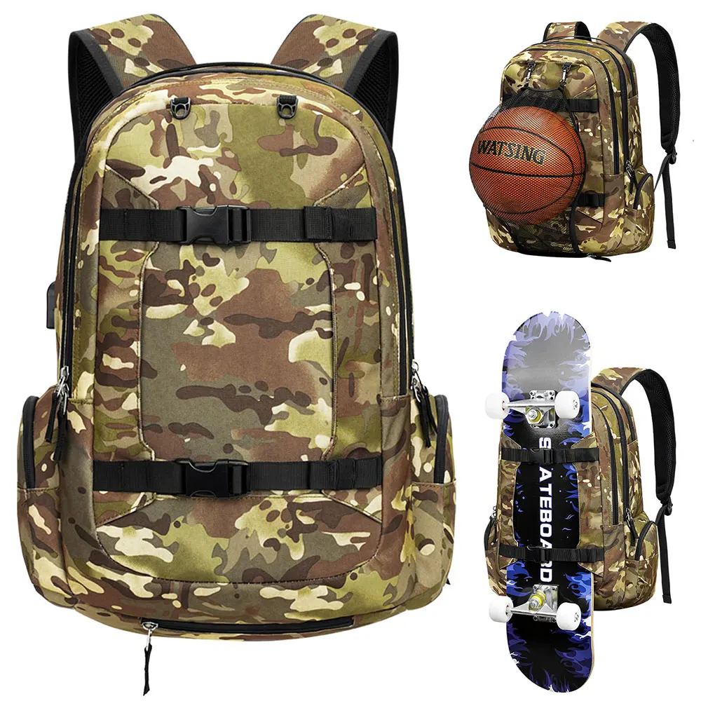 Sports Basketball Backpack Volleyball Football Gym Backpack with Shoe & Ball Compartment Soccer Ball Bag Hot Sale