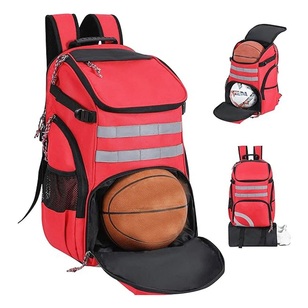 Sports Basketball Volleyball Bag Backpack Custom Soccer Football Backpack With Ball Holder Compartment Custom Logo - Image 4
