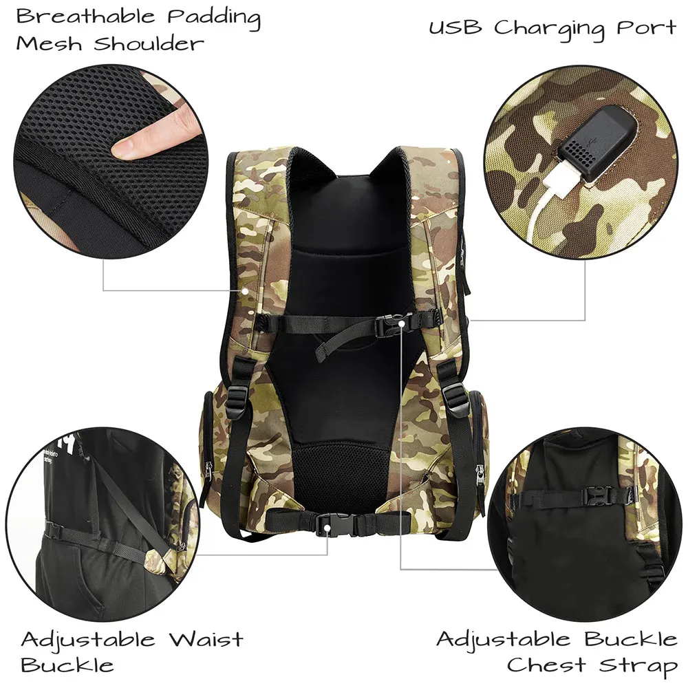 Sports Basketball Backpack Volleyball Football Gym Backpack with Shoe & Ball Compartment Soccer Ball Bag Hot Sale - Image 4