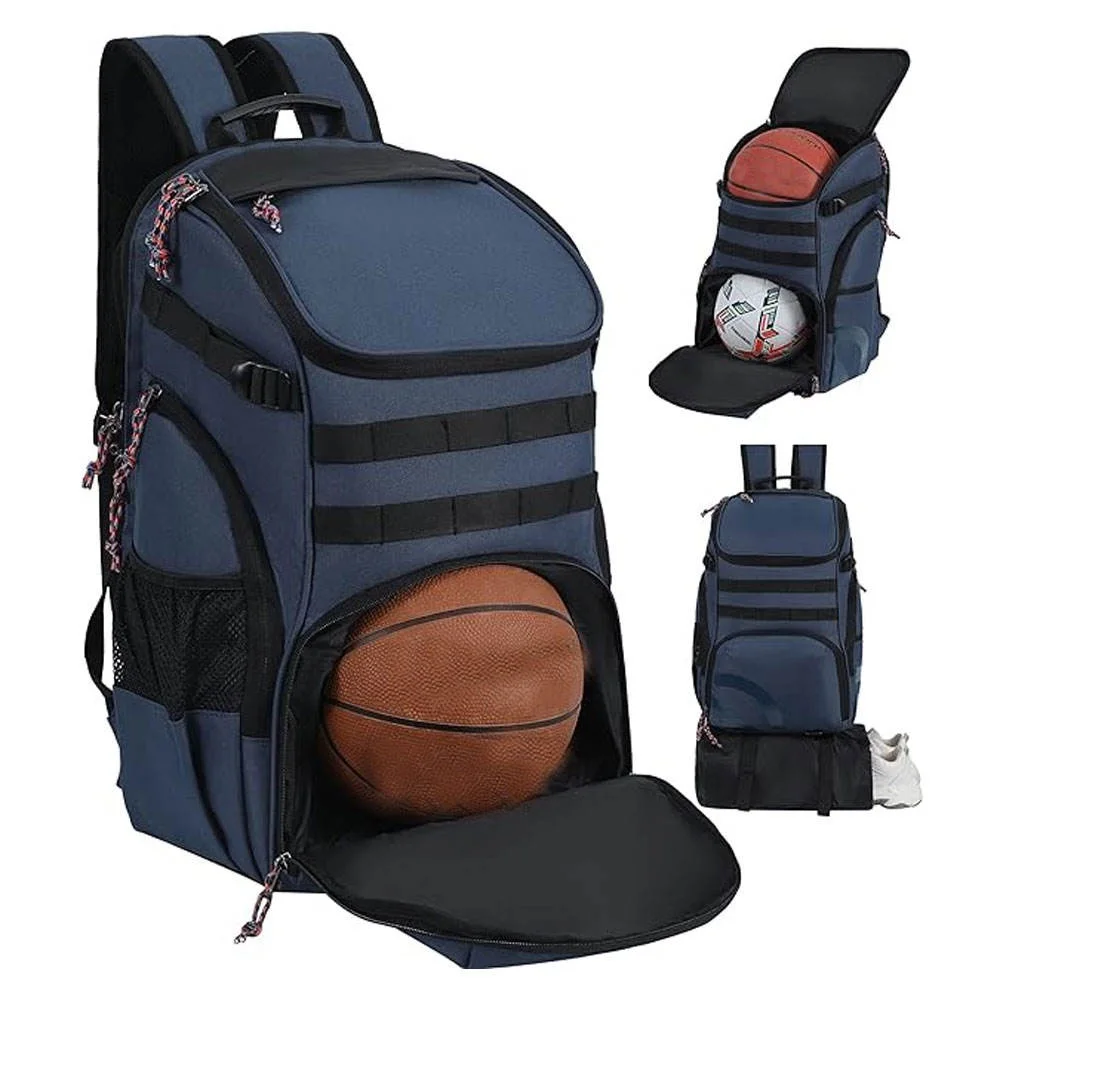 Sports Basketball Volleyball Bag Backpack Custom Soccer Football Backpack With Ball Holder Compartment Custom Logo - Image 2