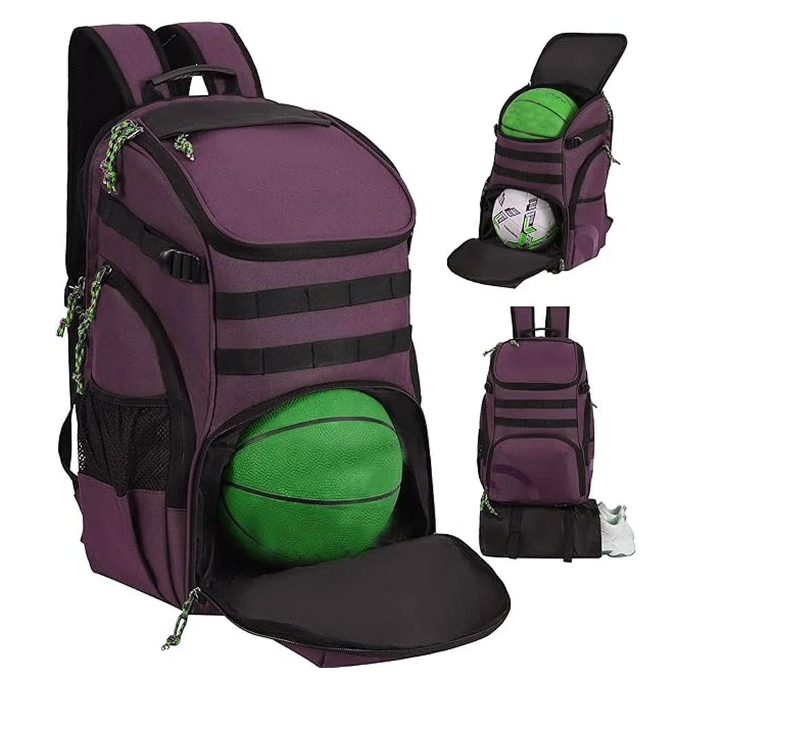 Sports Basketball Volleyball Bag Backpack Custom Soccer Football Backpack With Ball Holder Compartment Custom Logo - Image 3