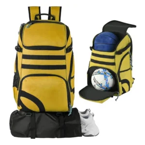 Sports Basketball Volleyball Bag Backpack Custom Soccer Football Backpack With Ball Holder Compartment Custom Logo