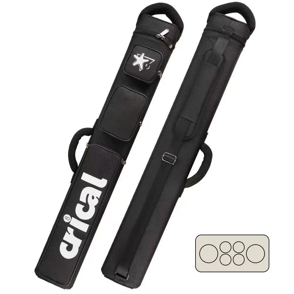 Wholesale 1/2 Split Large Capacity 6 Hole Pool Cue Bag High Quality - Image 5