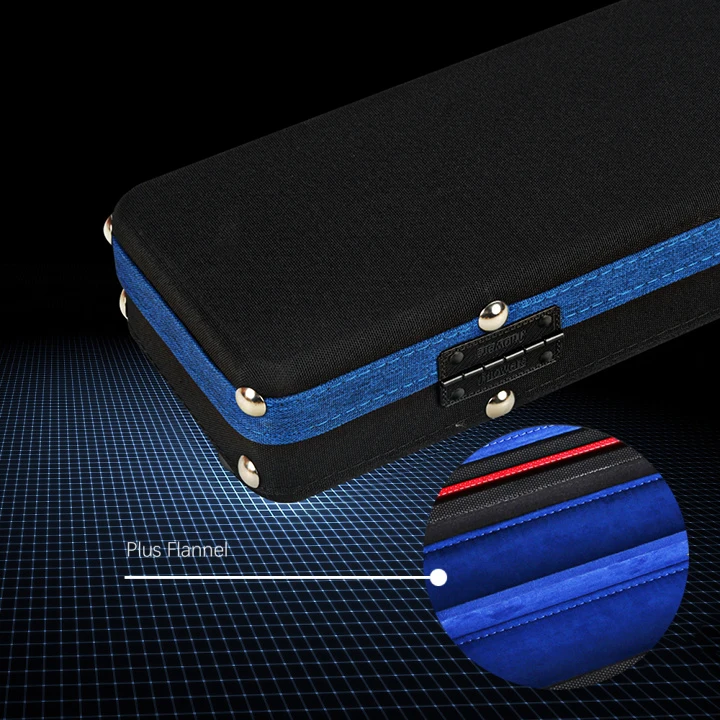 JF Jflowers Snooker Cue Case Nylon Fabric Wooden Box Hard Cue Cases Pool Cue Unexpectedly Large Capacity Hard Case - Image 2