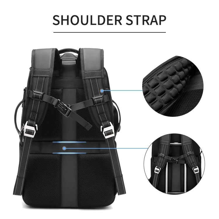 Shockproof Anti Theft for Men Travel Dslr Backpack Bag Waterproof Professional Camera Backpack - Image 5