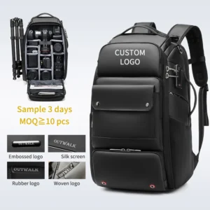 Shockproof Anti Theft for Men Travel Dslr Backpack Bag Waterproof Professional Camera Backpack