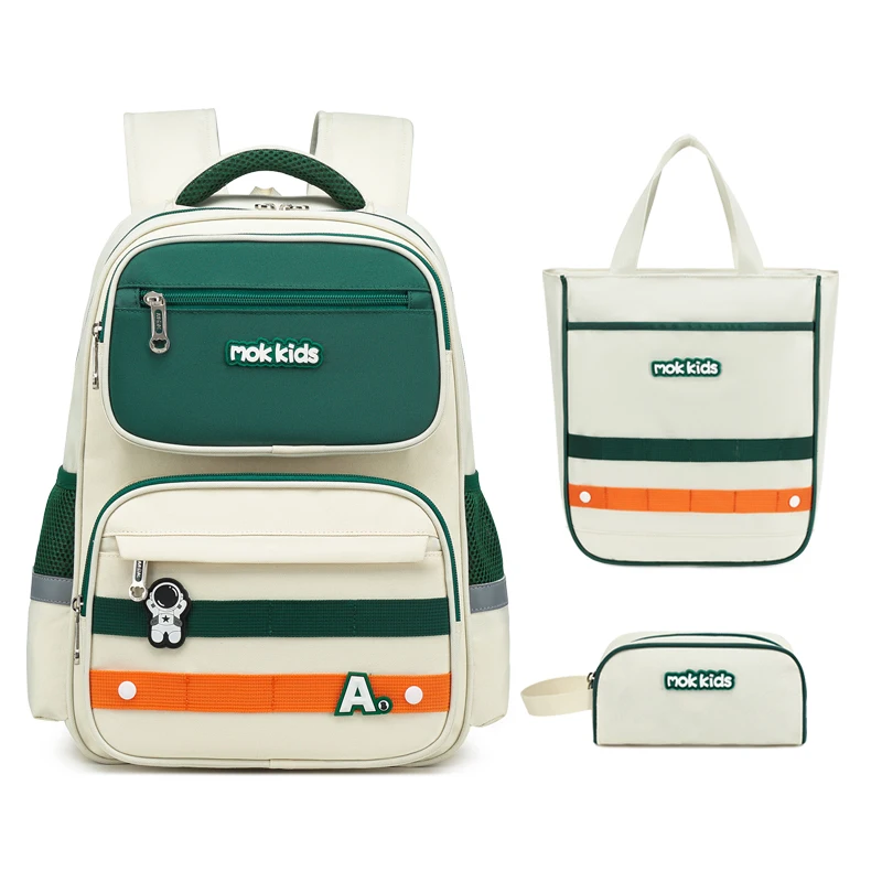 Hot Sale Fashion Waterproof Kids Backpack Polyester School Bag 3 in 1 Student Backpack Set