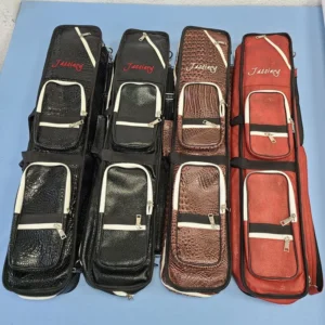 New Jassinry Waterproof 12holes=4B8S PU Leather Cue Bags Billiard Cue Bags Pool Cue Carrying case Soft Billiard Accessories