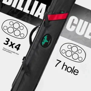 High Quality Rainbow 1/2 Split Ball Snooker & Billiard Cases 3x4 Pool Cue Outer Bag Seven-Hole Frame Upgrade for Pool Billiard
